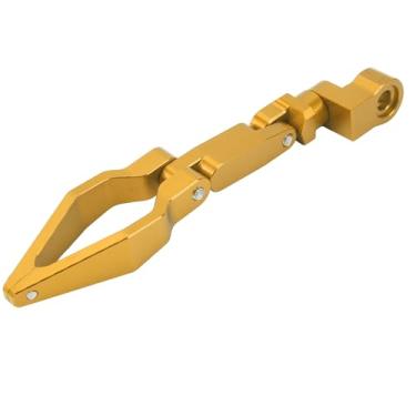 Imagem de Clipe de cabo de tubo de óleo GRCFUMO, grampo de cabo de embreagem dobrável, clipes de freio de pinça de cabo da embreagem universal da embreagem para motocicleta de bicicleta de (Gold)