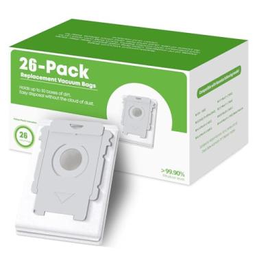 Imagem de Sacos de substituição VBN 26 unidades, para iRobot Roomba séries i7, i7+, i3, i3+, i1+, i4, i4+, i6, i6+, i8, i8+, j7, j7+, s9, s9+ Plus, i, s e j, sacos de eliminação automática de sujeira