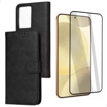 Imagem de [GL CASES] Capa Redmi Note 13 Pro Capinha Redmi Note 13 Pro 5G Carteira Flip Couro Sintético Com Suporte De Mesa Para Celular Porta Cartão + Película Vidro 3D Xiaomi Redmi Note 13 Pro Para Tela