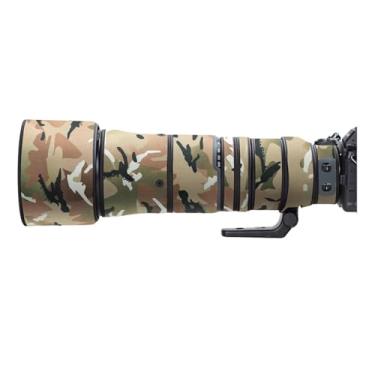 Imagem de MUEAST Capa de lente impermeável Camo Rain Hood para Nikon Z 180-600 mm F5.6-6.3 VR Lens – Capa protetora de camuflagem elástica (Cor: # MC Camuflagem)