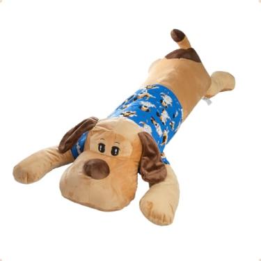 Imagem de Animais Gigante Travesseiro Xuxão Dog Infantil Pelúcia Gigante Confortável (Azul)