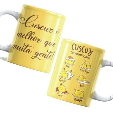 Imagem de Caneca Cuscuz é melhor que muita gente - Linha Exclusiva Porcelana Importada (325 ML)