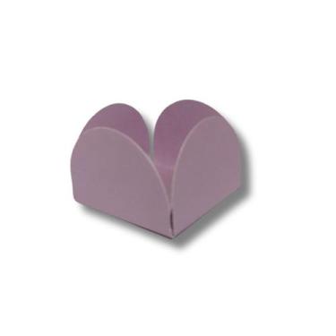 Imagem de 500 Forminhas 4 Pétalas Cor Lilás P/ Doces Gourmets Brigadeiros em Ani