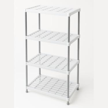 Imagem de Estante Modular Plastico, Multiuso, 4 Andares, Rack Para Sala, Estante Organizadora