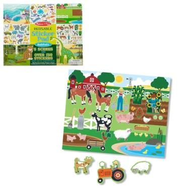 Imagem de SUNNY, Melissa & Doug, Bloco de Atividades, Adesivos Tema Natureza, Acima de 4 anos