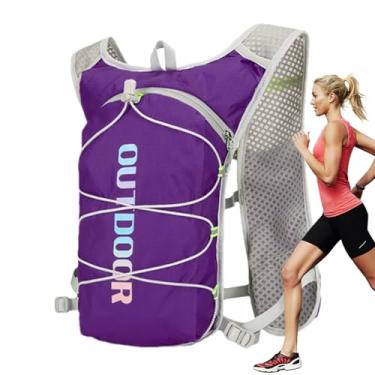 Imagem de Mochila Hidratação Para Corrida - Colete Hidratação Para Treino | Mochila Multifuncional Leve Para Viagem, Treino, Ciclismo, Acampamento e Atividades Físicas