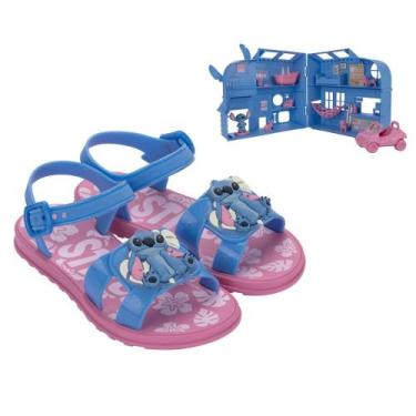 Imagem de Sandalia grendene kids stitch pet shop ref 23321 infantil, 30, Rosa, A