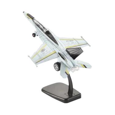 Imagem de Avião De Brinquedo De Liga Metálica Com Som E Luz, Modelo Fundido, Com