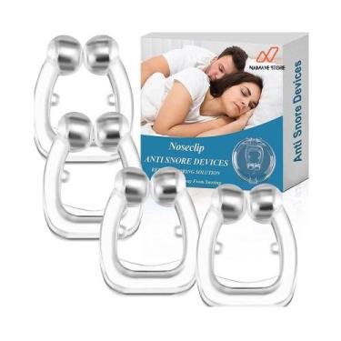 Imagem de 4 Unidades Dispositivo Clipe Nasal Anti Ronco Magnético - Namave