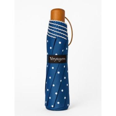 Imagem de Guarda Chuva Reforçado Voyagem 010R - Contra o Vento AZUL