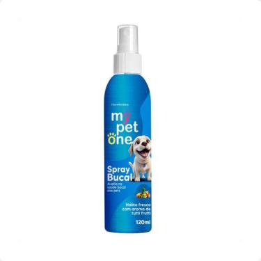 Imagem de Spray Bucal Tutti Frutti para Cães e Gatos Mypetone - 120mL