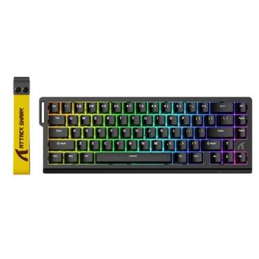 Imagem de Teclado mecânico para jogos ATTACK SHARK X68 HE Rapid Trigger