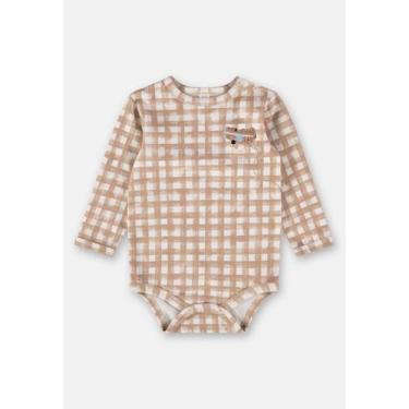 Imagem de Body Xadrez em Suedine para Bebê Menino Up Baby, G