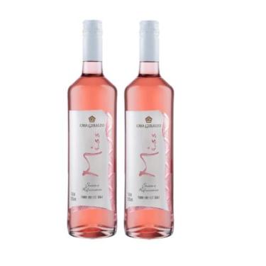 Imagem de Kit 2 Un Vinho Casa Geraldo Miss Rosé Suave 750 ml