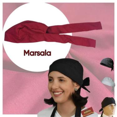 Imagem de Bandanas de cozinheiro Touca Proteção e estilo na cozinha - NoBrand, M