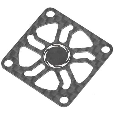 Imagem de Keenso Tampa do Ventilador de Resfriamento RC de Fibra de Carbono Requintada - Forte, Durável, Fácil de Instalar e Desmontar, Adequado para a Capa do Ventilador Regulada por RC MotorEletricamente
