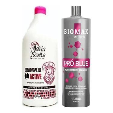 Imagem de Kit Escova Progressiva Sem Formol Selagem Loiras Brasilian - Biomax