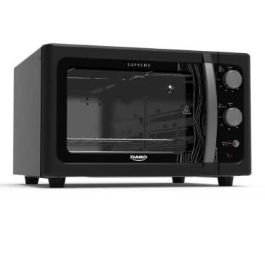 Imagem de Forno de Bancada Elétrico Supreme Preto 44L Dako 220v, 220V
