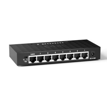 Imagem de Dbit Switch Ethernet Gigabit De 8 Portas, Divisor Mesa, Vlan Uma Tecla, Porta Uplink Independente, Gabinete Plástico, Rede Não Gerenciada Plug & Play, Silencioso E Sem Ventoinha (Txe210)