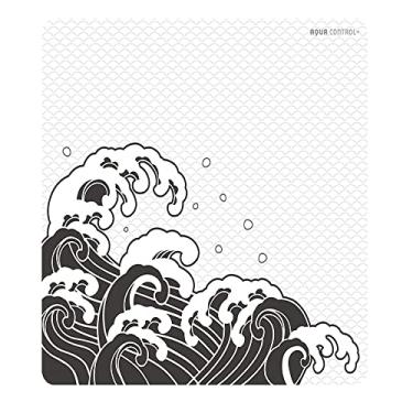 Imagem de X-Raypad Aqua Control Plus Wave mouse pad para jogos, mouse pad de precisão ultra-alta com velocidade e capacidade de controle perfeitas, projetado para jogadores de fps com baixos requisitos de DPI