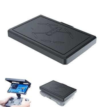 Imagem de Taoke Controle remoto RC Pro 2 com capuz antirreflexo, protetor de tela completa com controle remoto compatível com DJI Mavic 4 Pro (preto)
