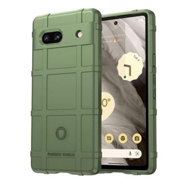 Imagem de Capa Case Google Pixel 7a (Tela 6.1) Rugged Shield Anti Impacto (Verde)