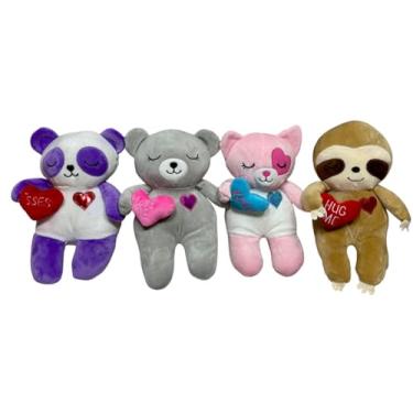 Imagem de Kit 4 Urso Pelucia Cesta Coração Ursinho - 31cm