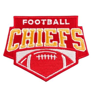 Imagem de Siam Accs Rugby Fans Kansas City Logo Patch bordado time favorito dos fãs de futebol americano, passar a ferro, costurar, para roupas, mochilas, jeans, motocicleta, costurar, jaquetas personalizadas,