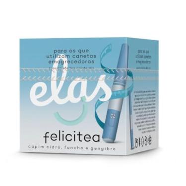 Imagem de Chá Funcional Felicitea Linha Elas – Vida Fit – Apoio ao Emagrecimento Saudável e Controle de Apetite – 15 Sachês de 3g