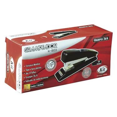 Imagem de Grampeador KIT K803 base 14 cm 12 fls grampo 26/6.