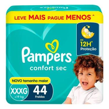 Imagem de Fralda Pampers Confort Sec XXXG 44 Unidades - Pampers