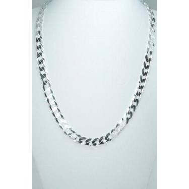 Imagem de Corrente E Pulseira Grumet 8mm Prata 925 Maciça - DR Joias
