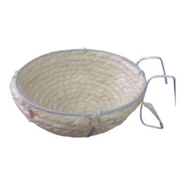 Imagem de Ninho Corda de Juta para pássaros Canário Belga Canário Da Terra 1unidade