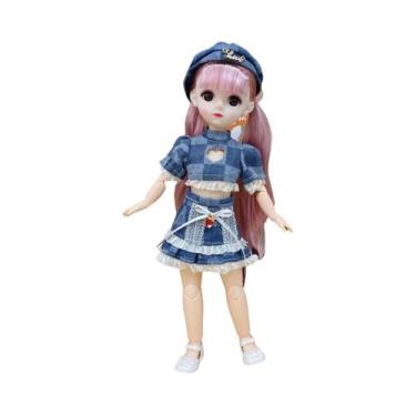 Imagem de Boneca BJD De 12 Polegadas Para Crianças De 4 a 16 Anos, Acessórios Pa
