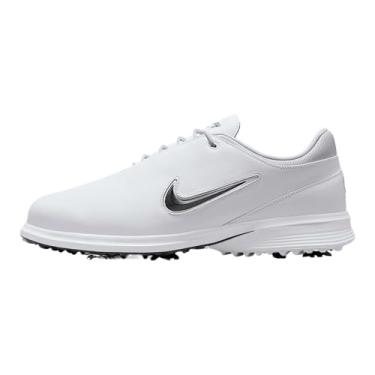 Imagem de Nike Tênis de golfe Victory Tour 4 (largura) (HM6542-100, branco/pó de fóton/preto), Branco/Photon Dust/Preto, 44