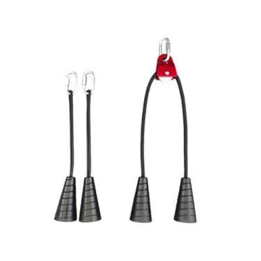 Imagem de kowaku Corda de puxar para baixo de tríceps, corda de treinamento para serviços pesados, corda de tensão de tríceps, acessório de máquina de cabo para treino, Rosa