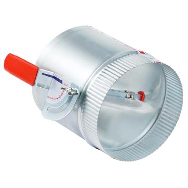 Imagem de TA-VIGOR Amortecedor de duto de retrocesso manual de volume com tubo de fogão de manga ajuste de folha galvanizada ramo de dutos de fluxo de ar HVAC Balanceamento de ar para exaustores, ventiladores