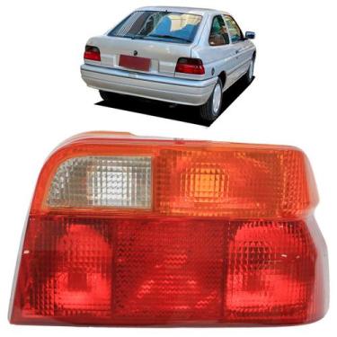 Imagem de Lanterna Traseira Escort 1993 1994 1995 1996 Tricolor Estriada Acrílic