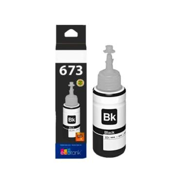 Imagem de TINTA T673 T673120 PRETO | L800 L810 L1800 L805 L850 | 70ML - Cartucho & Cia