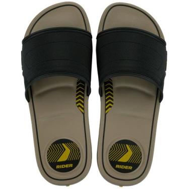 Imagem de Chinelo Rider Start Slide Design Esportivo com Toque Urbano, Bege, 41