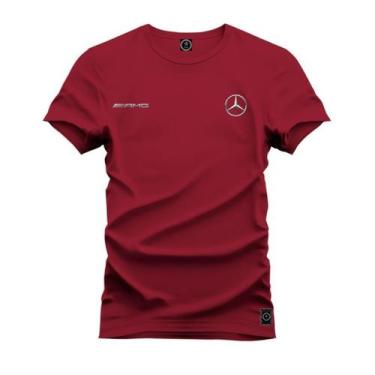 Imagem de Camisa Masculina Estampada Mercedes AMG 100% Algodão Fio 30.01 Pentead