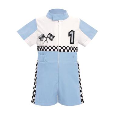 Imagem de Roupa: macacão IMEKIS Baby Race Car Driver de 1º aniversário