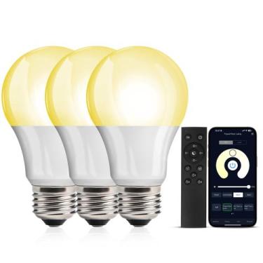 Imagem de Lâmpada LED OUTON A19 9W (equivalente a 60W) 810lm, pacote com 3