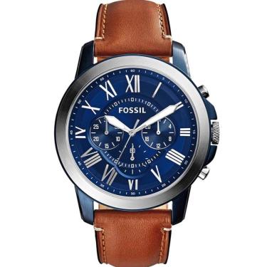 Imagem de Relógio Fossil Masculino Ref: Fs5151/0an Cronógrafo Azul