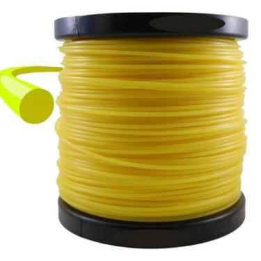 Imagem de Fio de Nylon Redondo Roçadeira a Gasolina 2.7mm com 208 Metros - BOMDE