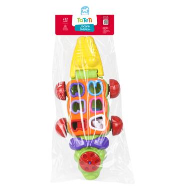 Imagem de Brinquedo Infantil Jacaré Didático Tateti - 0707