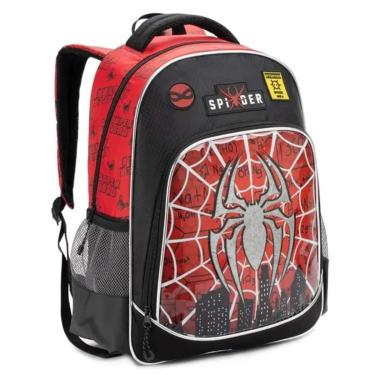 Imagem de Mochila Costas Pequena Creche Homem Aranha Infantil Denlex 1495
