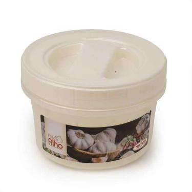 Imagem de Pote Plástico Microondas Freezer Alho Livre de BPA 500ml