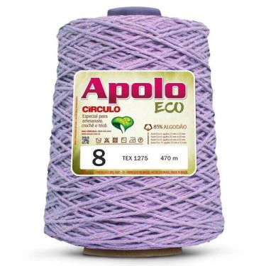 Imagem de FIO LINHA BARBANTE APOLO ECO CIRCULO Nº 08 600G 457 M, 6057 - LILÁS-BE