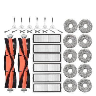 Imagem de Compatible With Dreame Bot L10 Prime / L10s Pro Vacuum Cleaner Main Roller Side Brush Hepa Filter Mop Cloths Rags Accessories(Dark Grey)